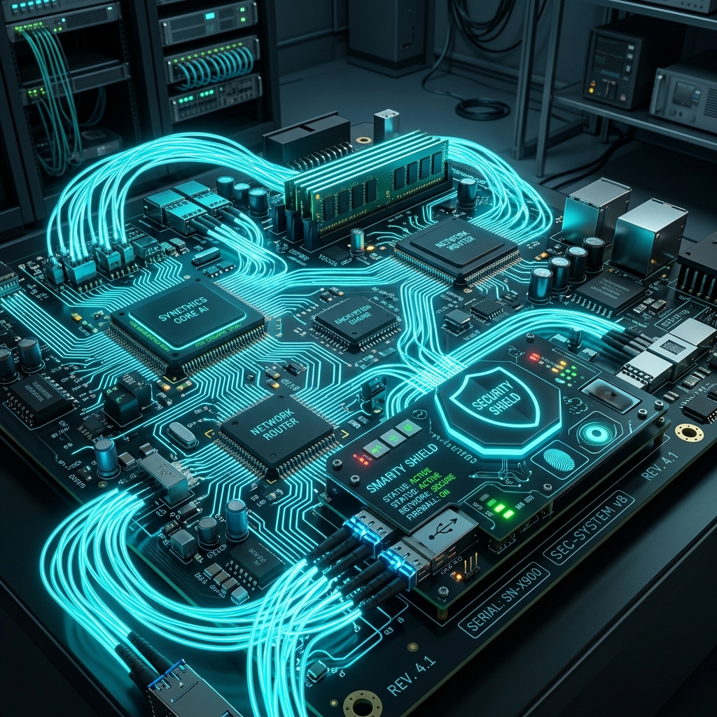 Futuristic Electronics & Fiber Networks